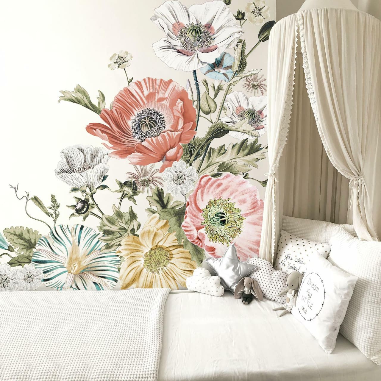 RoomMates Vintage Poppy Peel & Stick Giant Decals